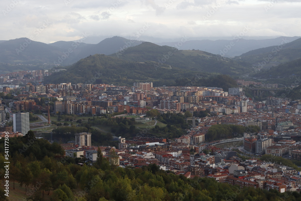 Panorama of the city of Bilbao