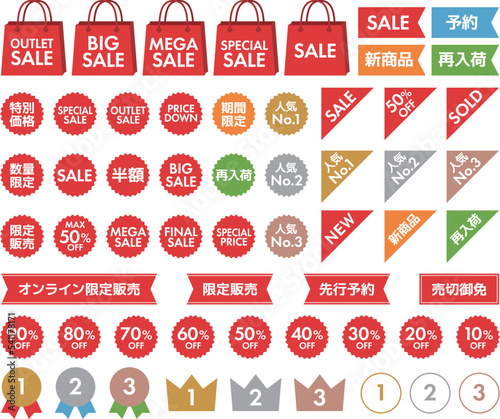 セールやランキングのパーツセット