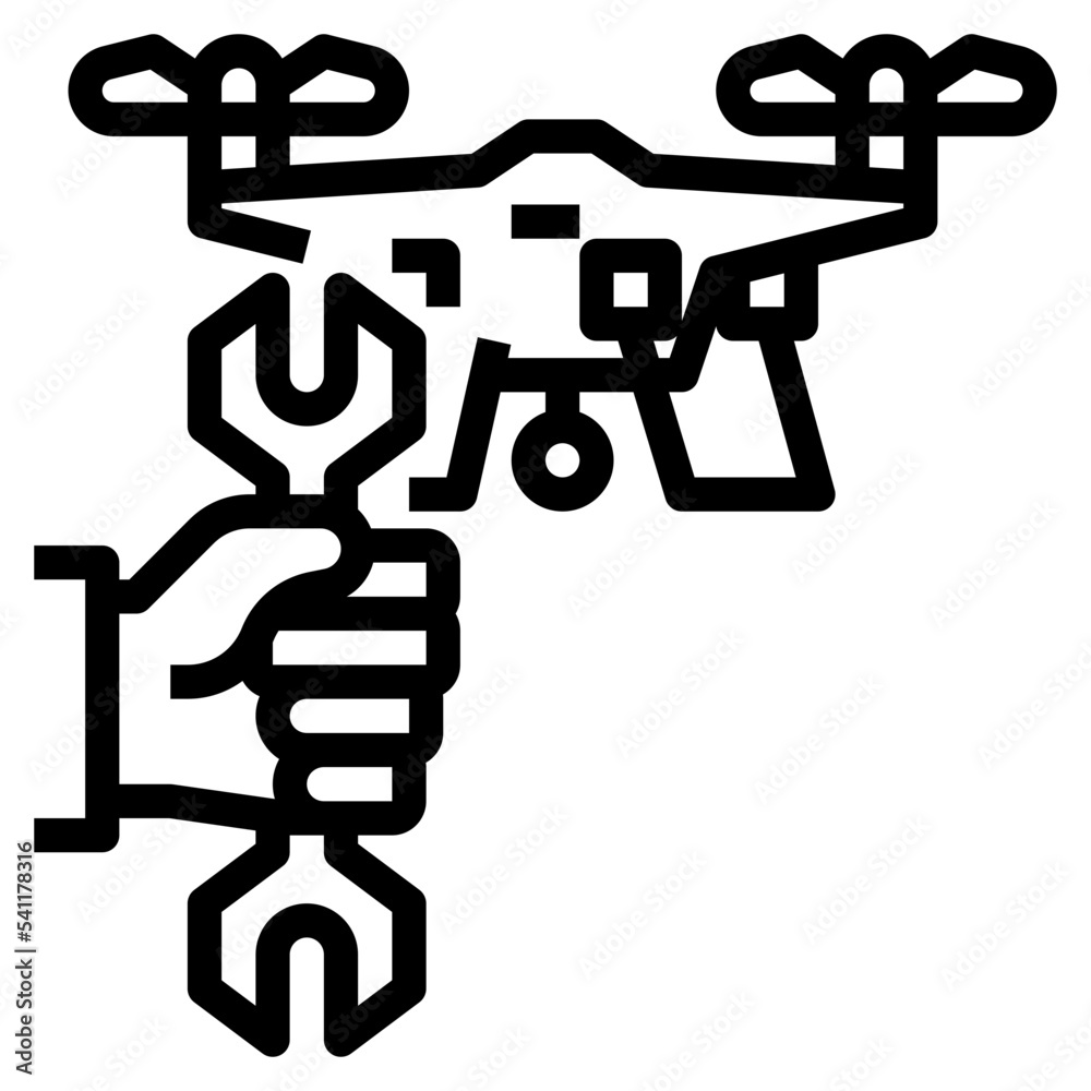 maintenance line icon maintenance line icon