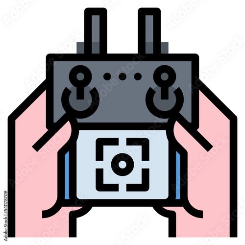 controller filled color line