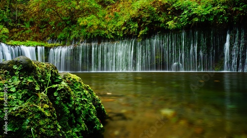 waterfall in the park © あで