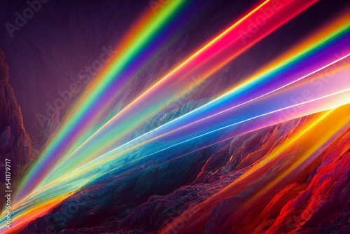 イラスト カラフル アート 流体 気体 流れ 抽象 曲線