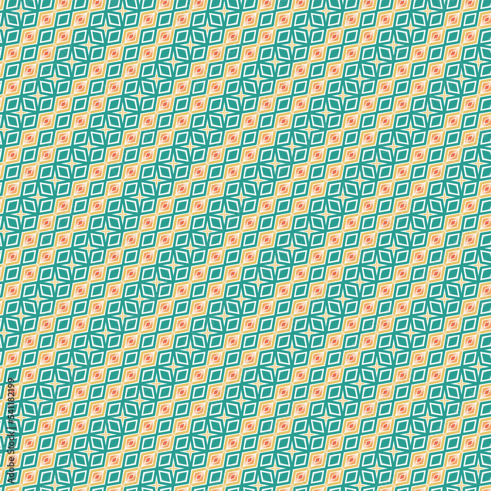 seamless pattern with lines and circles