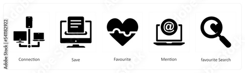 connection, save, favorite