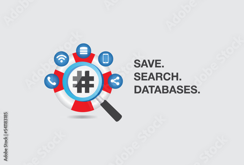 Save search databases logo