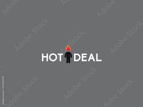 Hot deal logo
