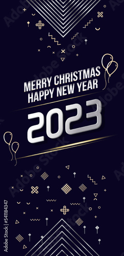 2023 - happy new year 2023 background