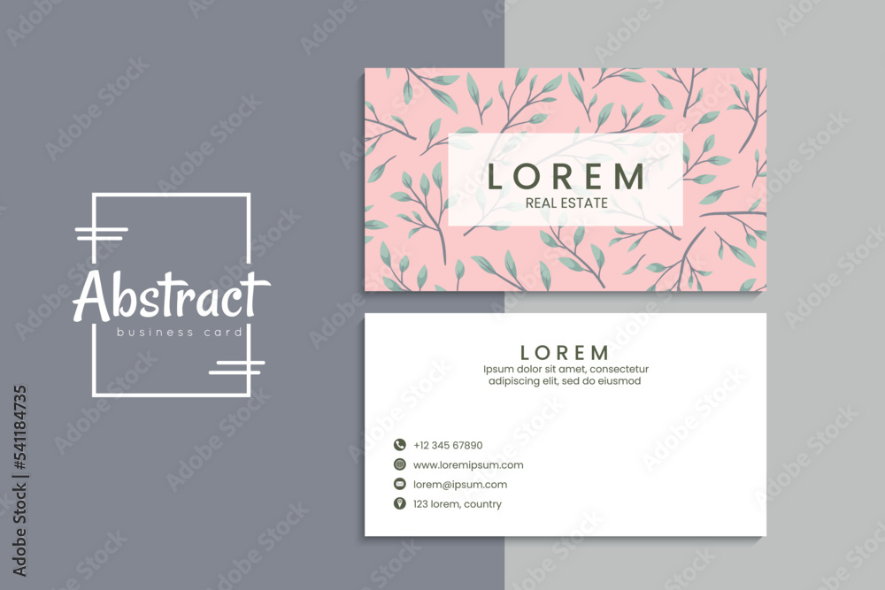 Fototapeta premium Vector abstract creative business cards (set template)