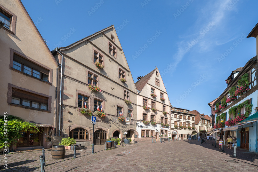 Half-timbered houses in Kaysersberg, Alsace, France