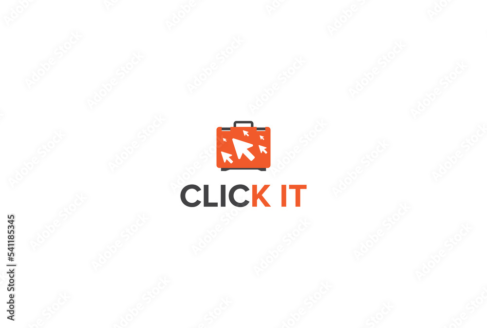Obraz premium Click It logo