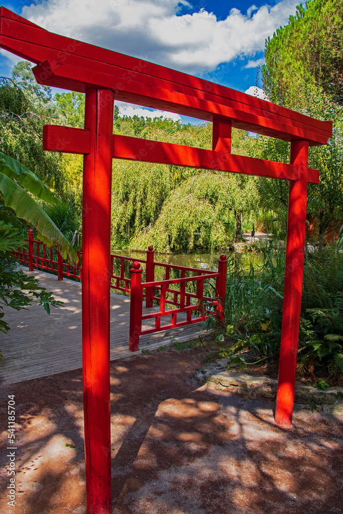 Jardin botanique de style japonais	
