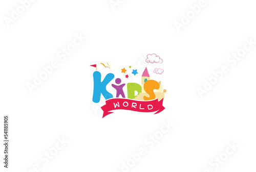 Kids world logo