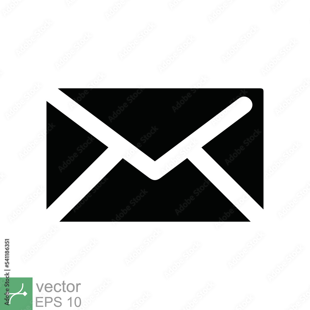 Email icon. Simple flat style. Envelope mail services, contacts message send letter, mailbox concept. Vector illustration isolated on white background. EPS 10. Email icon. Simple flat style. Envelope mail services, contacts message send letter, mailbox concept. Vector illustration isolated on white background. EPS 10.