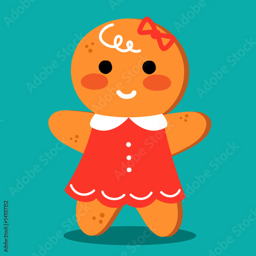 gingerbread man with icing