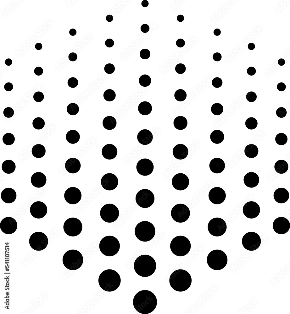 Geometric Dot Halftone Pattern Geometric Dot Halftone Pattern