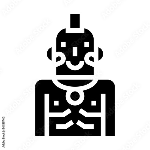 aboriginal glyph icon style
