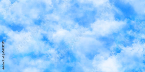 Soft cloud in the sky background.abstract blue sky with clouds.Bright and shinny natural cloudy sky, bright blue cloudy blue sky vector illustration.Sky clouds landscape light background.><
