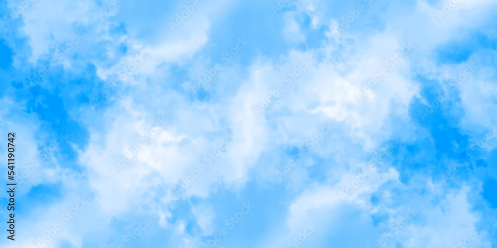 Soft cloud in the sky background.abstract blue sky with clouds.Bright and shinny natural cloudy sky, bright blue cloudy blue sky vector illustration.Sky clouds landscape light background.><