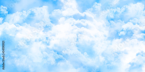 Soft cloud in the sky background.abstract blue sky with clouds.Bright and shinny natural cloudy sky, bright blue cloudy blue sky vector illustration.Sky clouds landscape light background.>