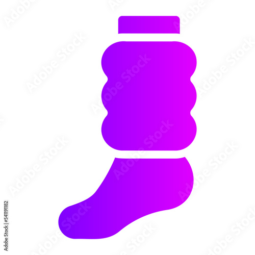 leg warmer gradient icon
