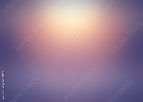 Metal polished textured blur empty background of toned violet yellow gradient.