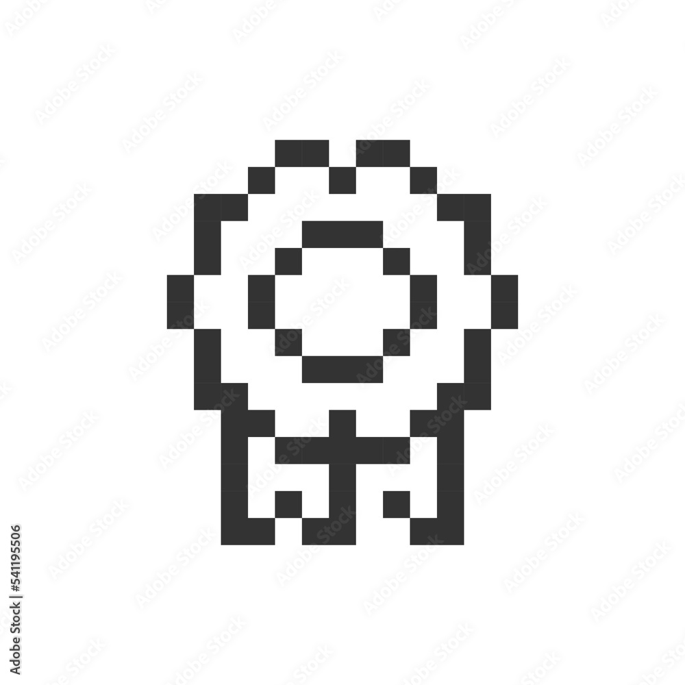 High quality mark pixelated ui icon. Best choice. Branded product. Exclusive item. Editable 8bit graphic element. Outline isolated vector user interface image for web, mobile app. Retro style High quality mark pixelated ui icon. Best choice. Branded product. Exclusive item. Editable 8bit graphic element. Outline isolated vector user interface image for web, mobile app. Retro style