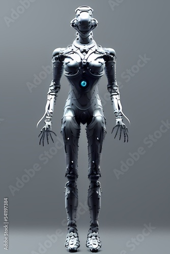 Alien cyborg android