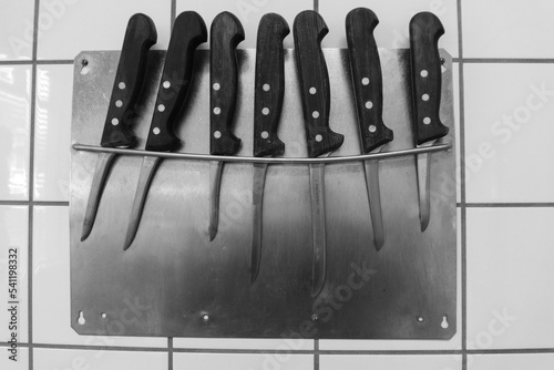 Tapety artystyczne Noże