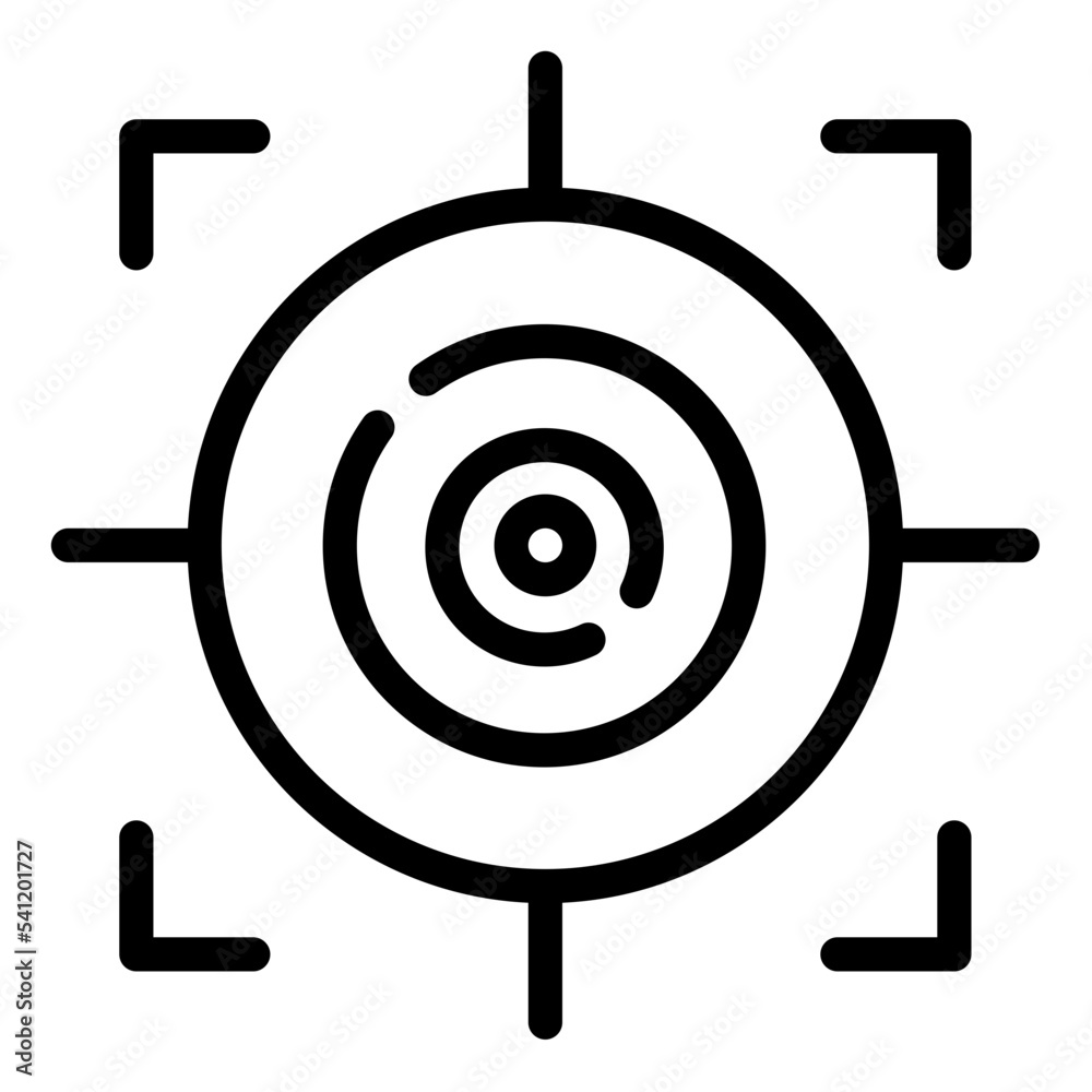 focus icon outline focus icon outline