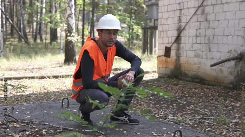 A civil engineer participates in a video conference, negotiates with clients remotely, using modern technologies and an Internet connection. A civil engineer participates in a video conference, negotiates with clients remotely, using modern technologies and an Internet connection.
