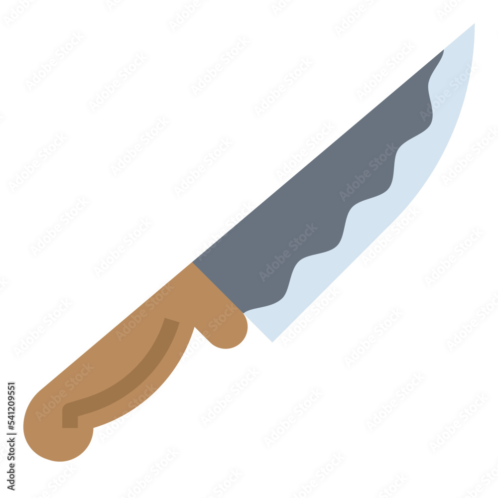 knife flat icon