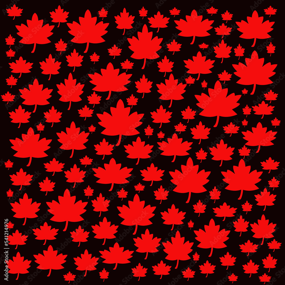 Seamless maple leaf design Seamless maple leaf design