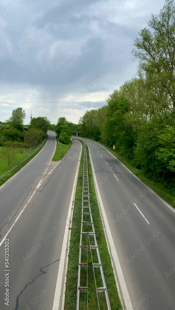 Road in the countryside, Ring road with few cars. Road in the countryside, Ring road with few cars.