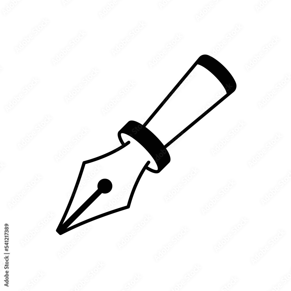Fountain Pen Icon Vector Design Template Fountain Pen Icon Vector Design Template