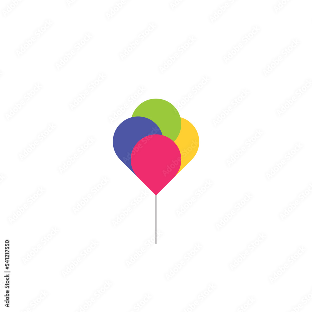 balloons vector logo icon balloons vector logo icon