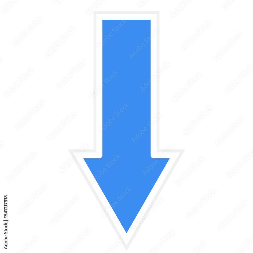 Down Arrow Icon Style Down Arrow Icon Style