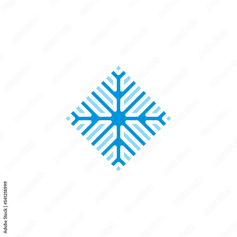 ice snowflake vector logo icon design ice snowflake vector logo icon design