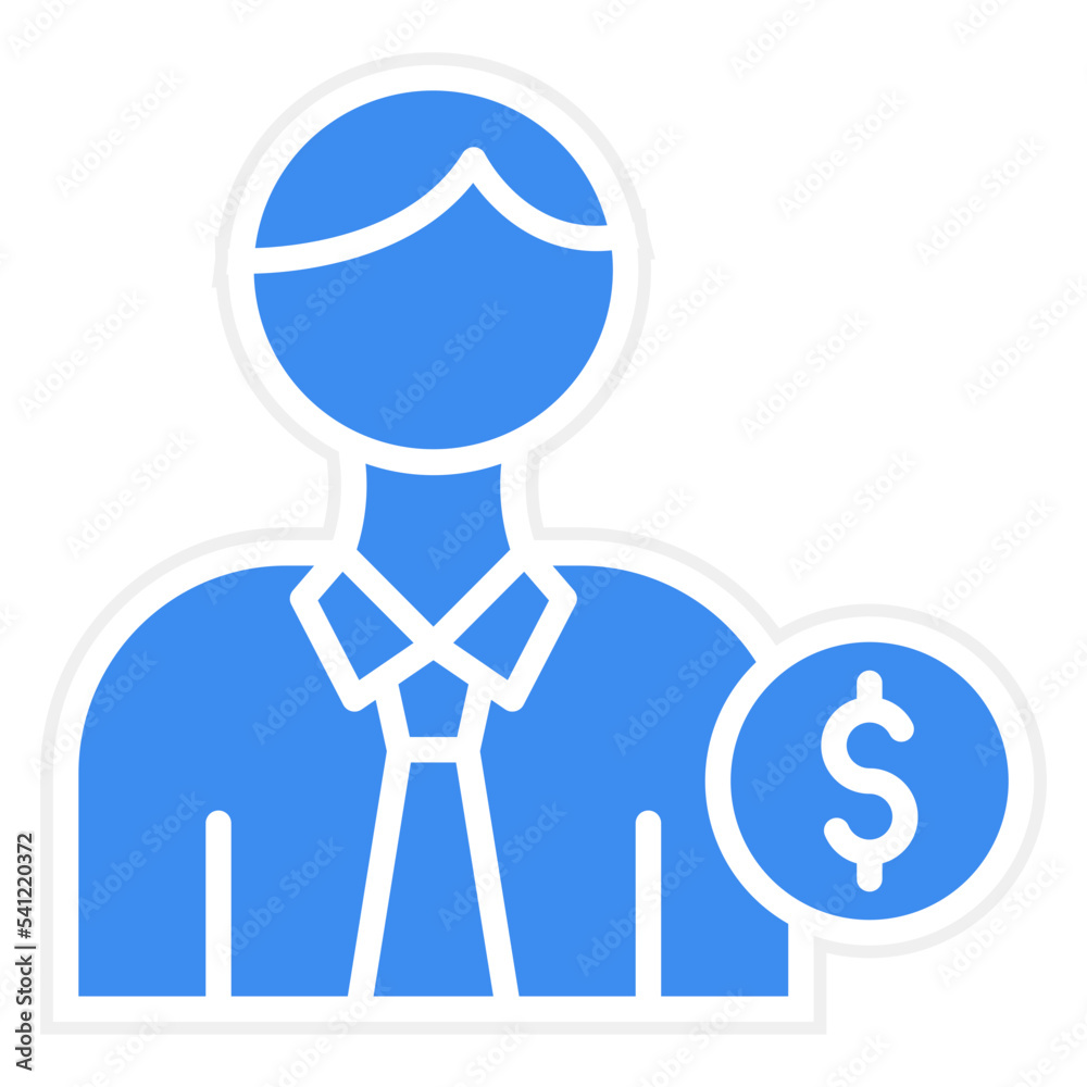 Accountant Icon Style