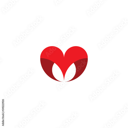 red letter m heart logo