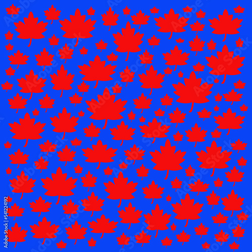 seamless maple leaf pattern