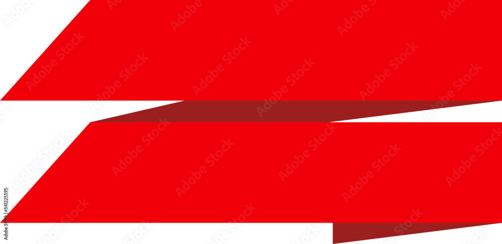Ribbon Starbust Banner Element Ribbon Starbust Banner Element