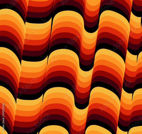abstract pattern wave line