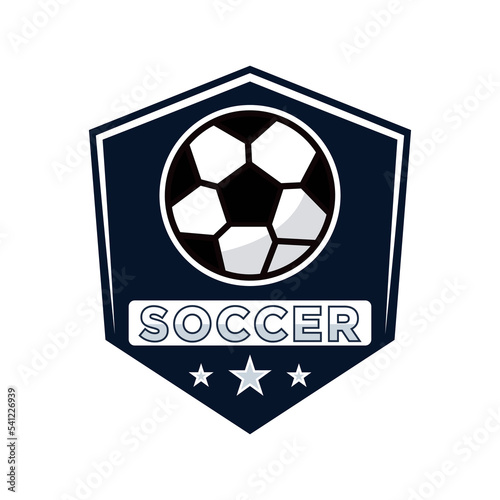 Shield badge soccer logo tournament
