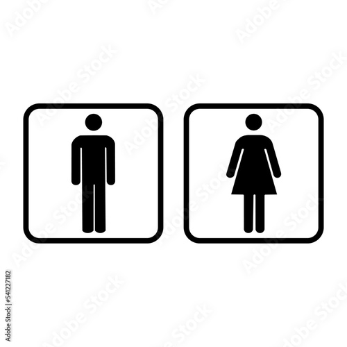 Male and female icon vector design