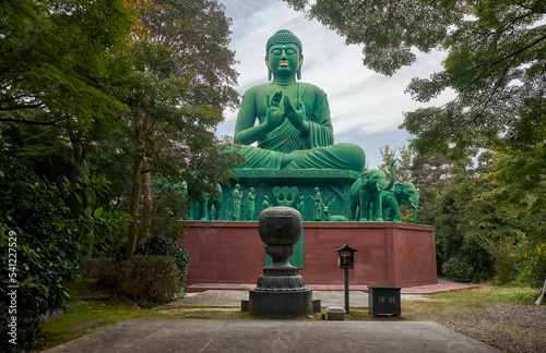 The Great Buddha of Nagoya at Toganji temple. Nagoya. Japan photo