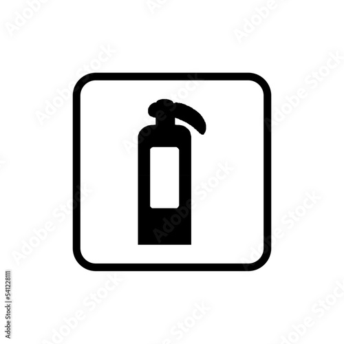 Fire extinguisher icon vector design