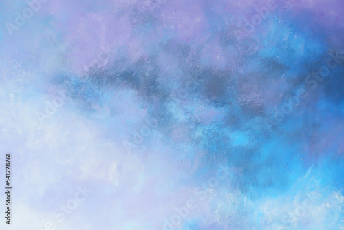 purple pastel background blue and white.