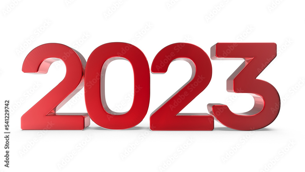 Happy New Year 2023 Number 3D Happy New Year 2023 Number 3D