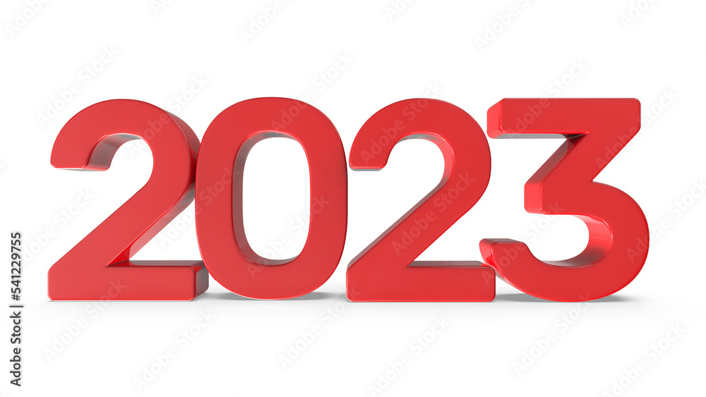 Happy New Year 2023 Number 3D Happy New Year 2023 Number 3D