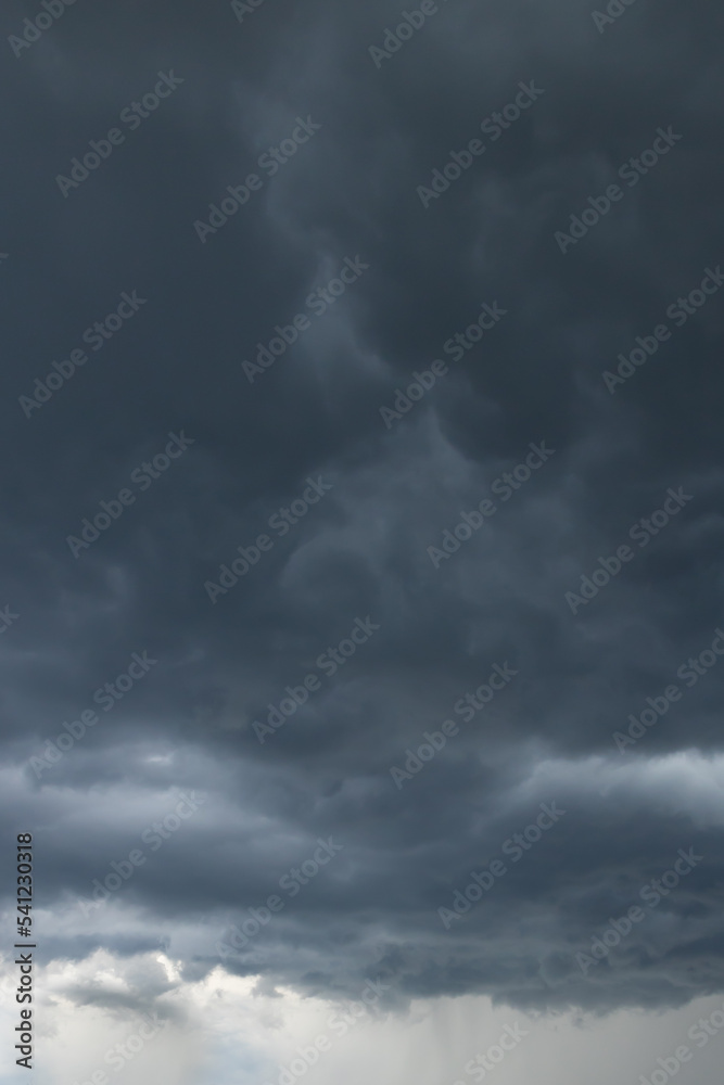 Dark storm clouds in the sky